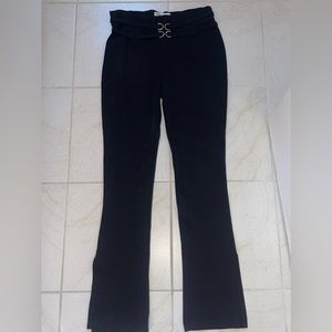 Zara slit leggings with built in belt, size L